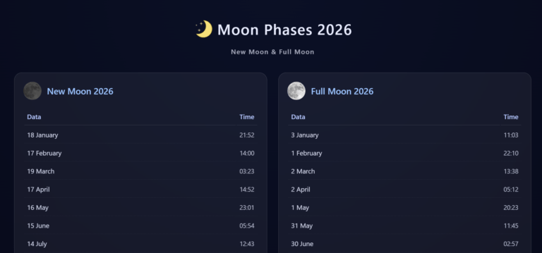 Moon Phase Webapp